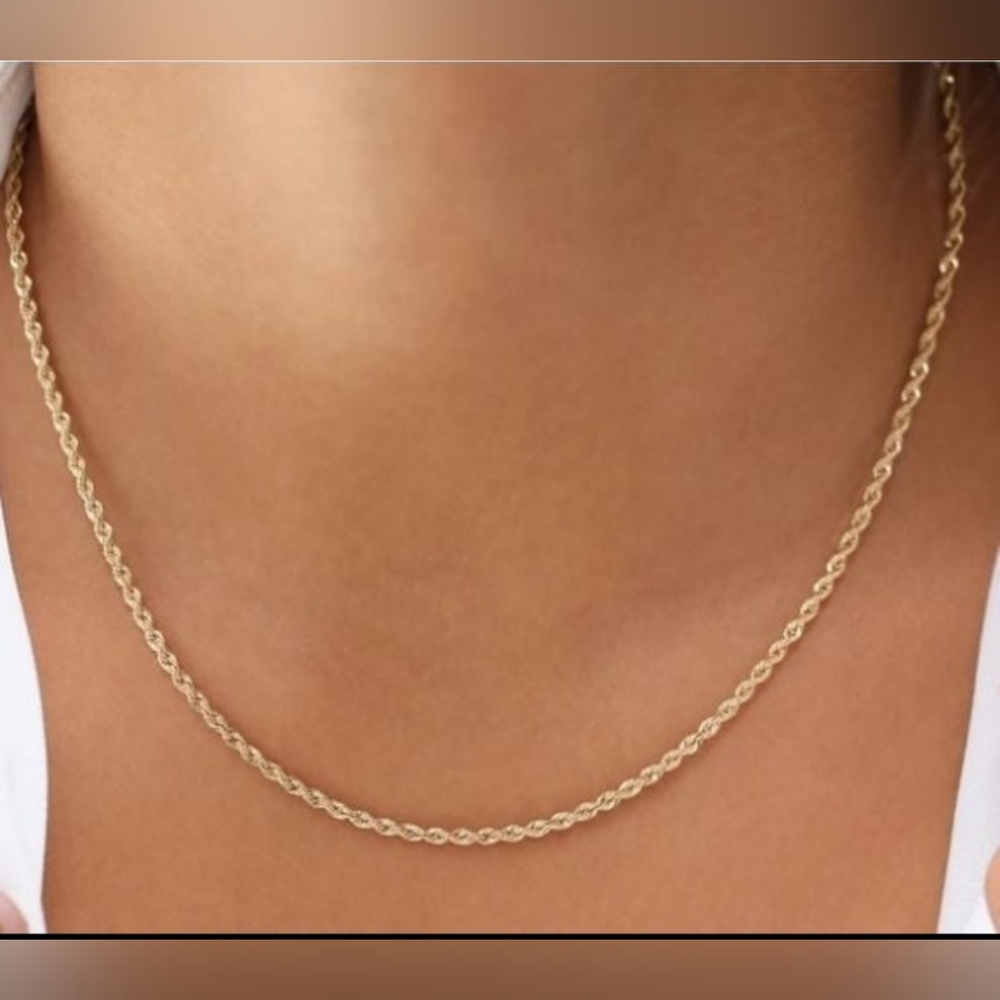 Ferko's 14K YG Rope Necklace